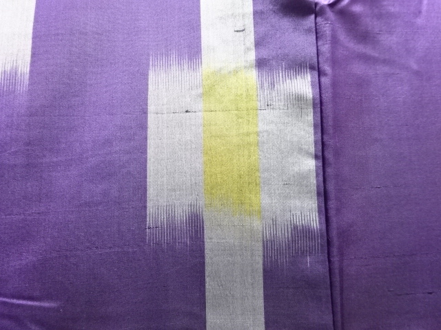 アンティーク　幾何学模様織り出し銘仙着物